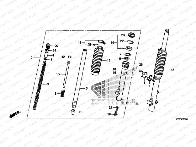 F-6 FRONT FORK