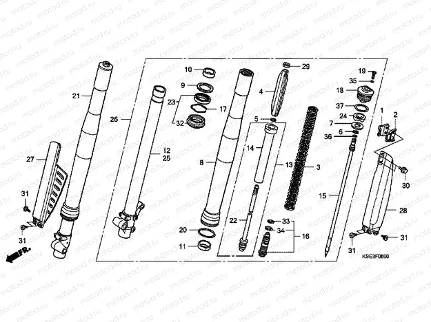 F-6 FRONT FORK