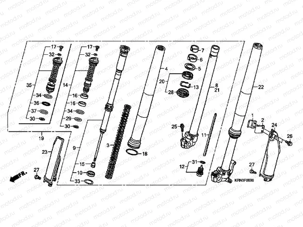 F-6 FRONT FORK