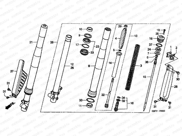 F-6 FRONT FORK