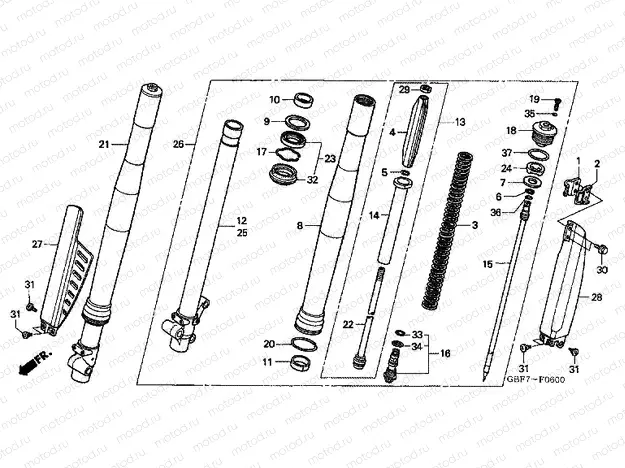 F-6 FRONT FORK
