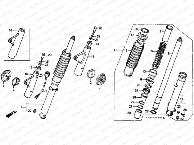 F-6 FRONT FORK