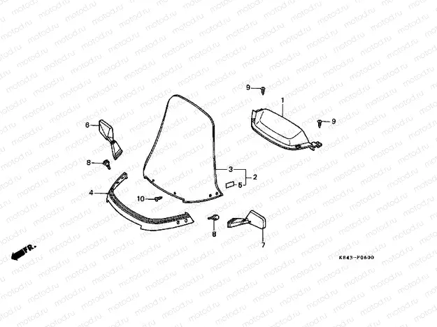 F-6 MEASURING AWNING / WINDSCREEN