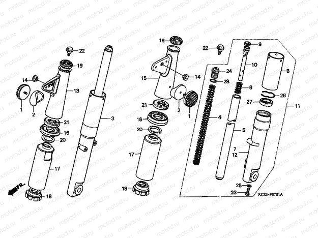 F-7-1 FRONT FORK (2)