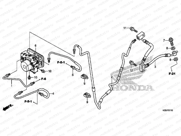 F-7-10 ABS MODULATOR