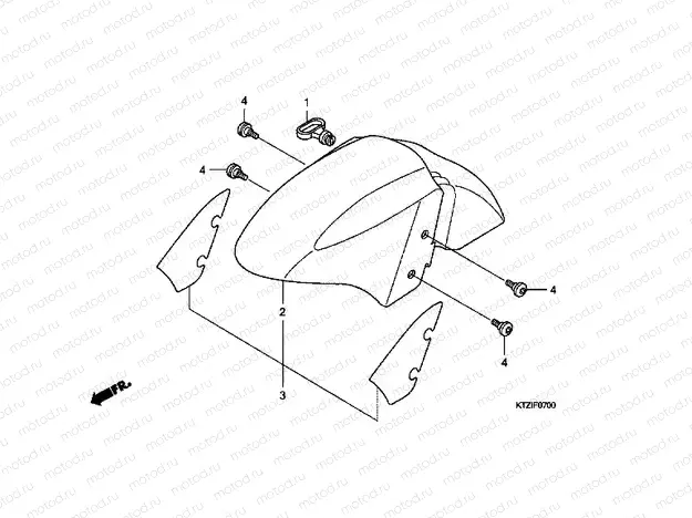 F-7 FRONT FENDER