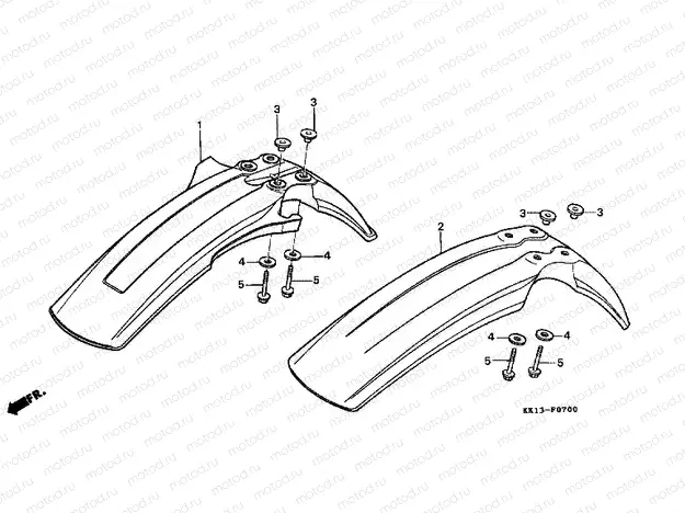 F-7 FRONT FENDER