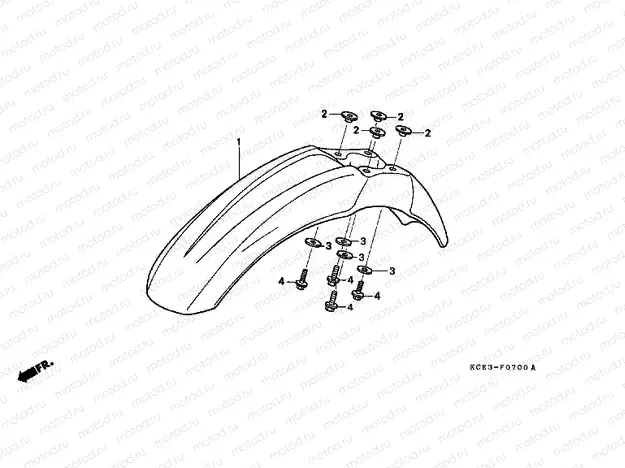 F-7 FRONT FENDER