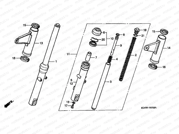 F-7 FRONT FORK
