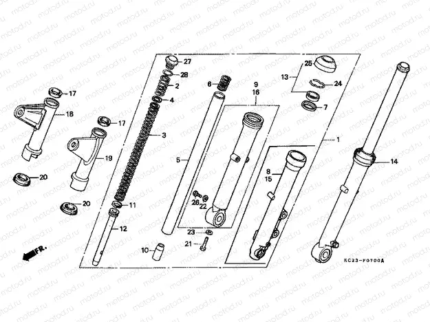 F-7 FRONT FORK
