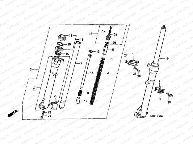 F-7 FRONT FORK