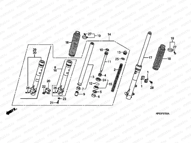 F-7 FRONT FORK