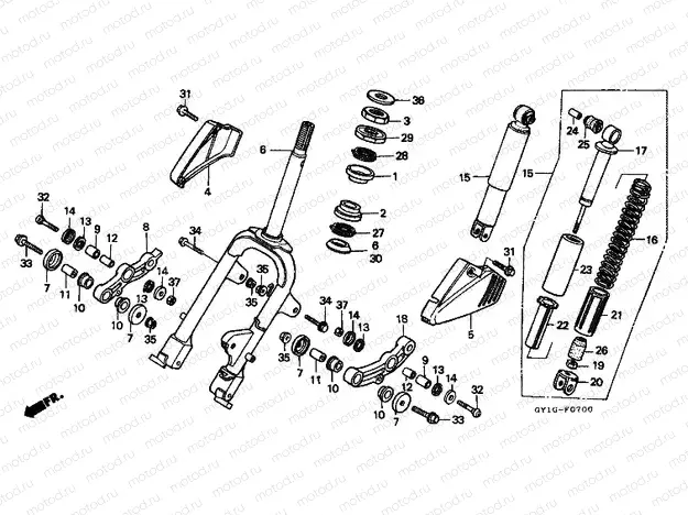 F-7 FRONT FORK