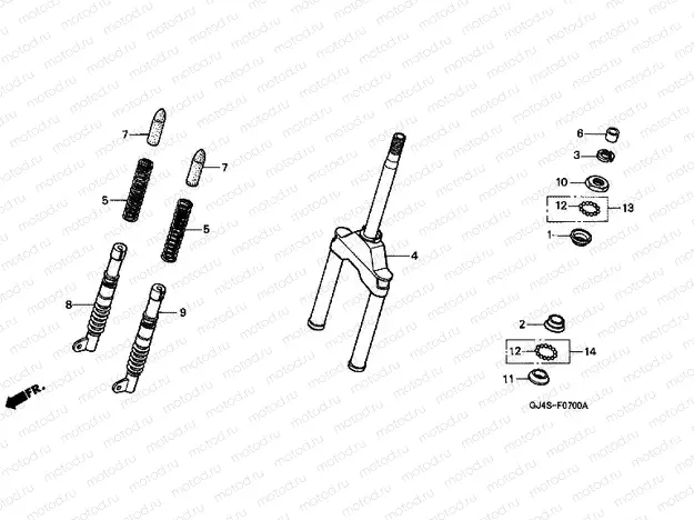F-7 FRONT FORK