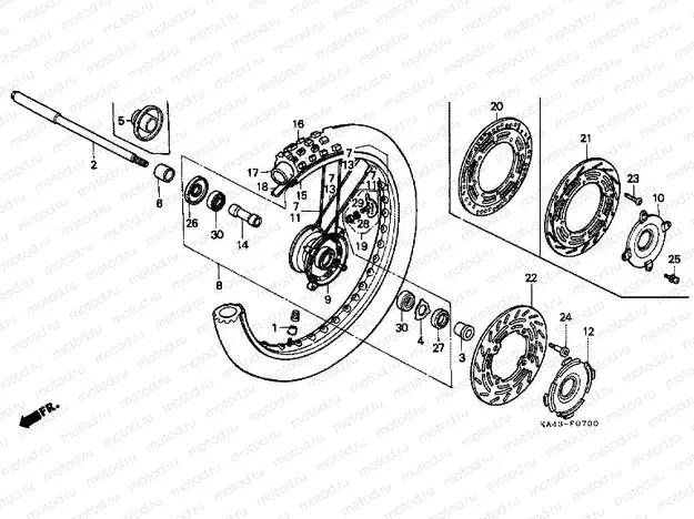 F-7 FRONT WHEEL