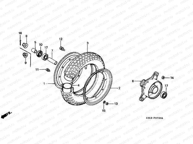F-7 FRONT WHEEL