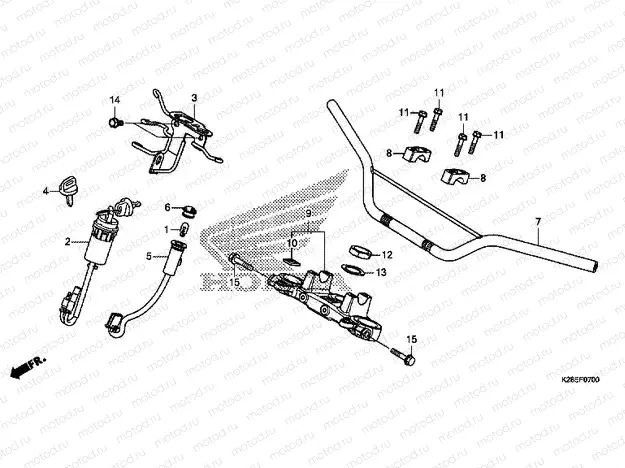 F-7 HANDLE PIPE