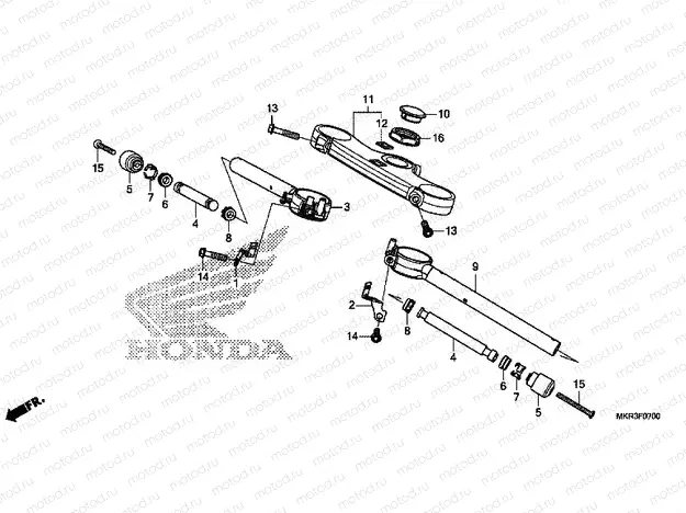 F-7 HANDLE PIPE & TOP BRIDGE