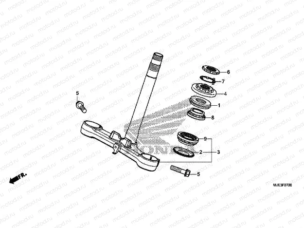 F-7 STEERING STEM