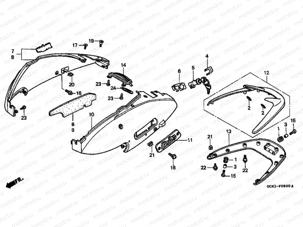 F-8 BODY COVER