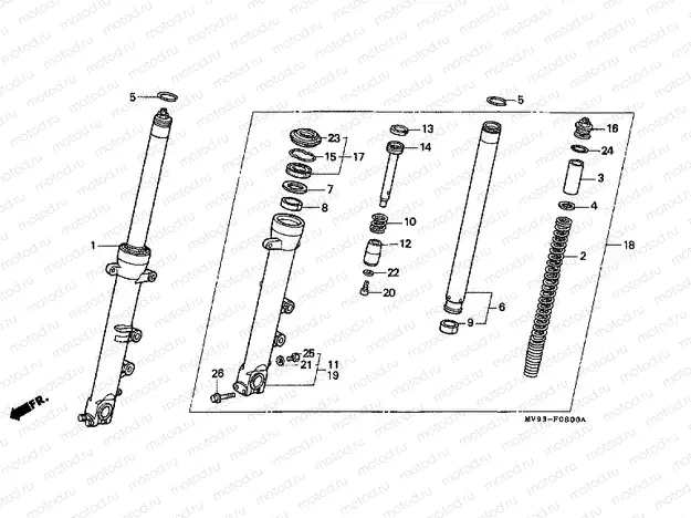 F-8 FRONT FORK (1)