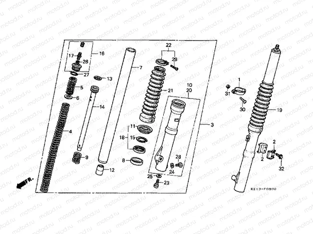 F-8 FRONT FORK (1)