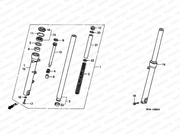 F-8 FRONT FORK
