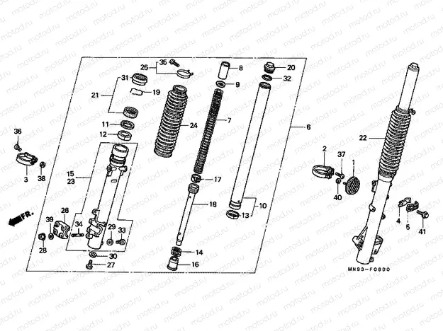 F-8 FRONT FORK