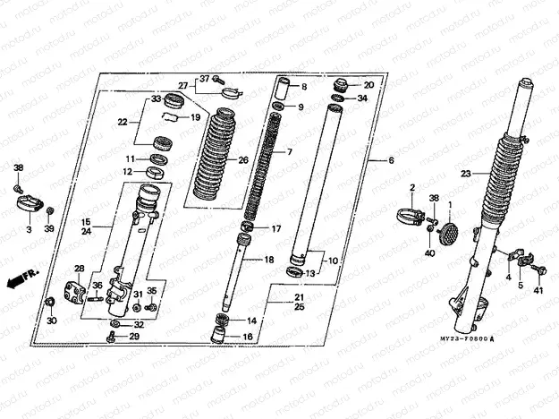 F-8 FRONT FORK