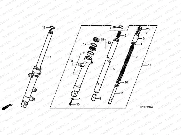 F-8 FRONT FORK