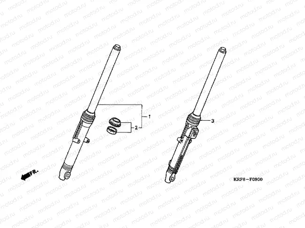F-8 FRONT FORK