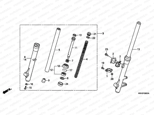F-8 FRONT FORK