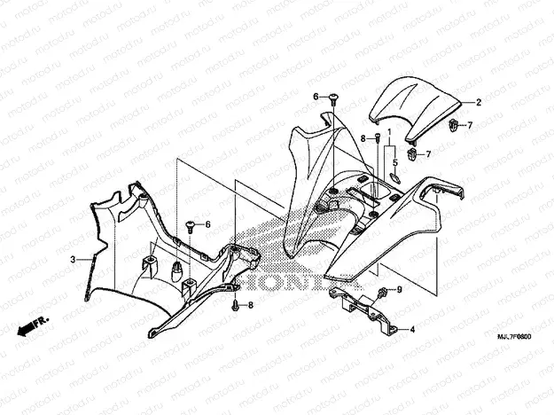 F-8 HANDLE COVER