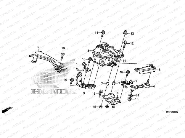 F-8 STEERING DAMPER