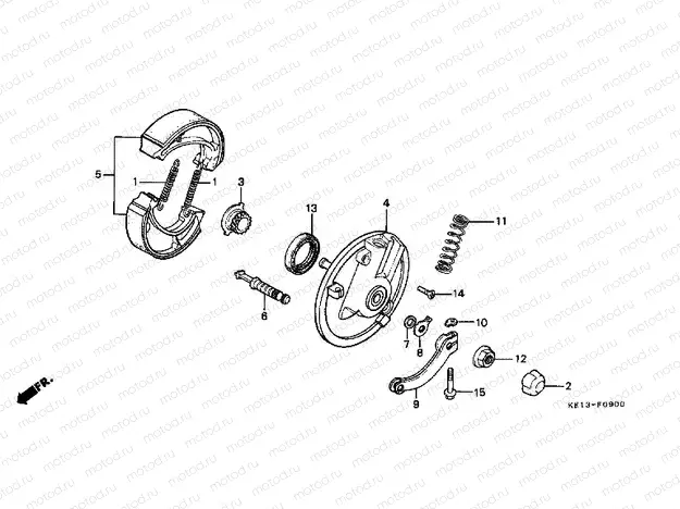 F-9 FRONT BRAKE PANEL (1)