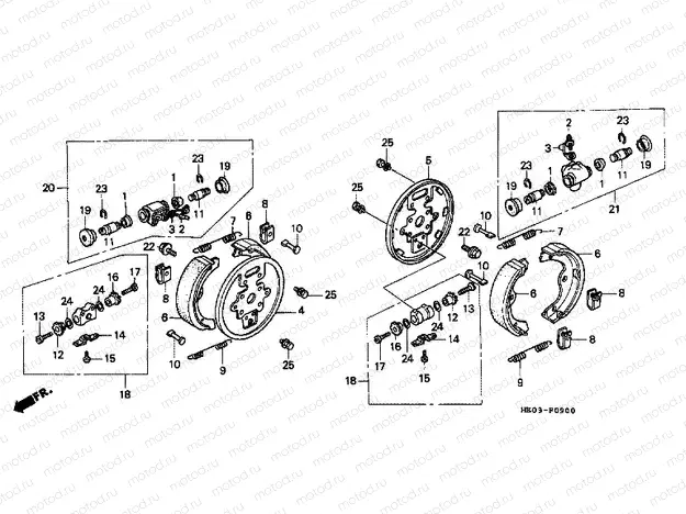 F-9 FRONT BRAKE PANEL
