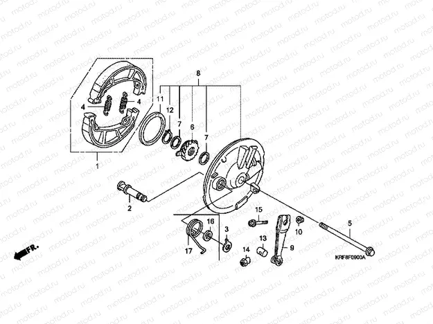 F-9 FRONT BRAKE PANEL