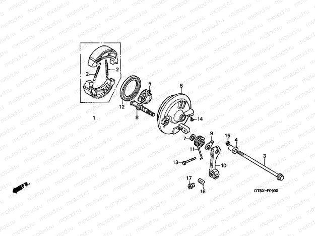 F-9 FRONT BRAKE PANEL