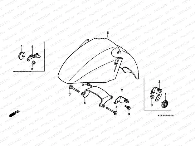 F-9 FRONT FENDER