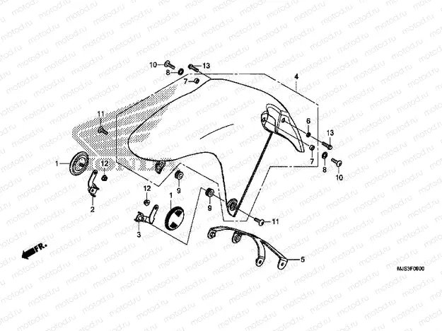 F-9 FRONT FENDER
