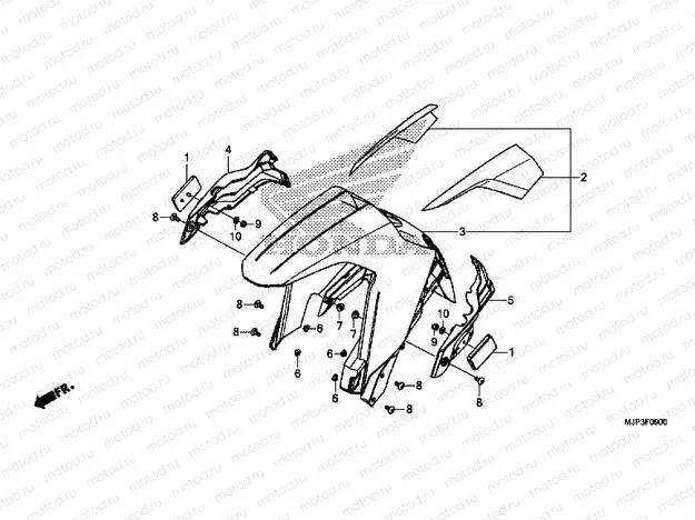 F-9 FRONT FENDER