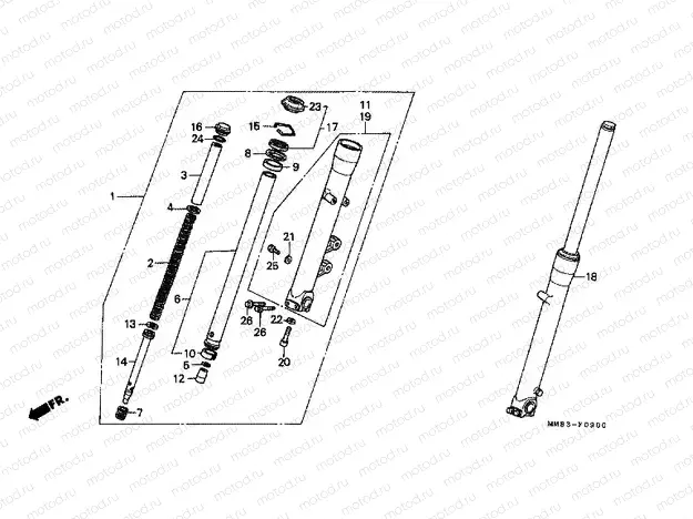 F-9 FRONT FORK