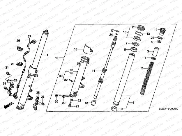 F-9 FRONT FORK