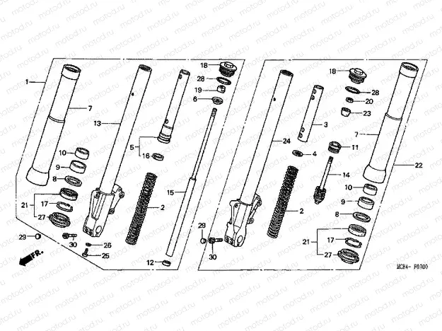 F-9 FRONT FORK