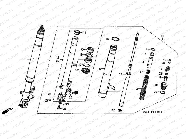 F-9 FRONT FORK