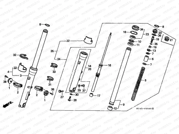 F-9 FRONT FORK