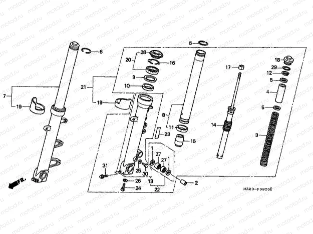 F-9 FRONT FORK