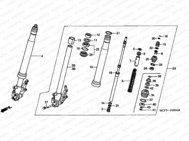 F-9 FRONT FORK