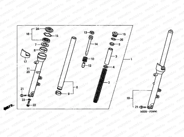 F-9 FRONT FORK
