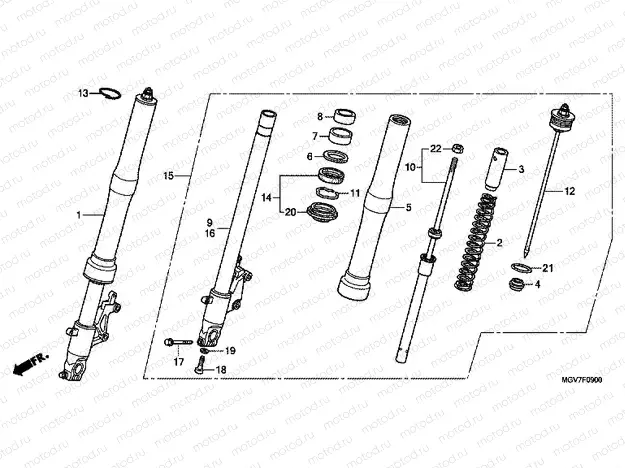 F-9 FRONT FORK